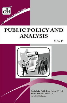 MPA 15 Public Policy And Analysis In English Medium(Including Previous Year Solved Question Papers)(Hardcover, Sandeep Bhandari)