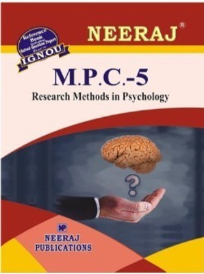 MPC5-Research Methods In Psychology-IGNOU Help Book Guide For MPC5 ( English Medium | Neeraj Publications )(Paperback, Expert Panel of Neeraj Publication)