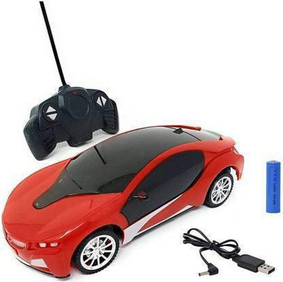 AS TRADERS Chargeable 3D Remote Control Lightning Famous Car (Multicolor)(Multicolor)