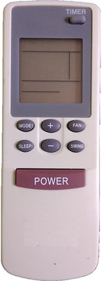 PP AC 128 Old remote must be exactly same compatible to CARRIER, SEND OLD REMOTE photo VERIFICATION WHATSAPP 9822247789. Remote Controller(White)