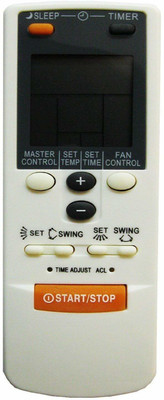 LipiWorld AR-JW AC Remote Compatible for Double Swing (VE-47)  O General AC Remote Controller(Grey/White)