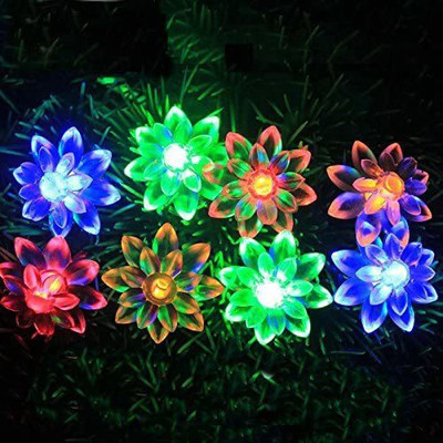PragAart 20 LEDs 4.04 m Multicolor Steady Flower Rice Lights(Pack of 1)