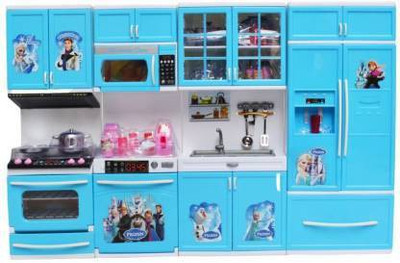 Monash Luxury Battery Operated Super Large Kitchen Size PlaySet with Light and Cooking Sound Toy for Kids