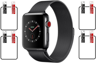 Olonga Impossible Screen Guard for Watch Series 1 (38 MM), Watch Series 2 (38 MM), Watch Series 3 (38 MM)(Pack of 4)