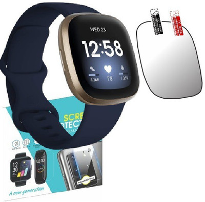 KANCHA Impossible Screen Guard for Fitbit Versa 3 ( 2 Pack )(Pack of 2)