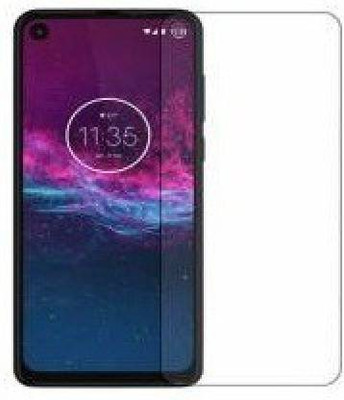 COVJ Edge To Edge Tempered Glass for Motorola One Action(Pack of 1)