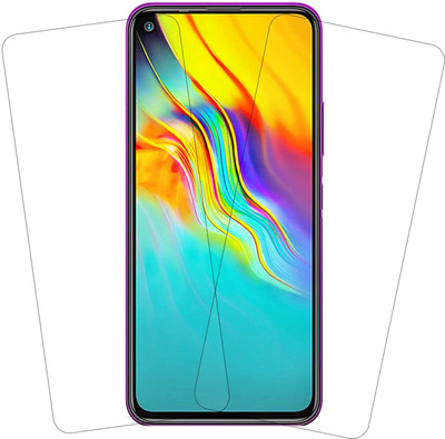 TINGTONG Tempered Glass Guard for Infinix Hot 9 Pro(Pack of 2)