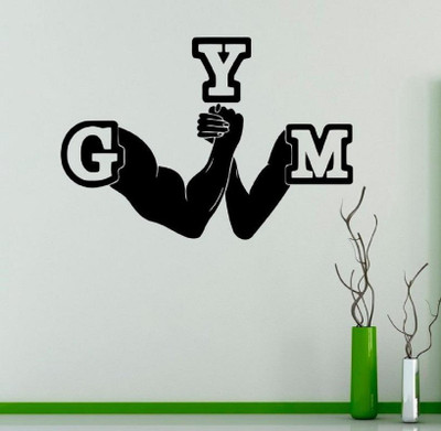 LYOMAN 70 cm handgym-blk Self Adhesive Sticker(Pack of 1)