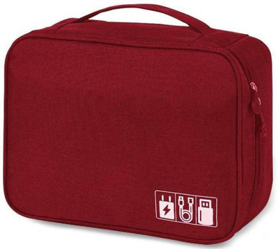 SHREEHARI Cosmetic Pouch(Maroon)