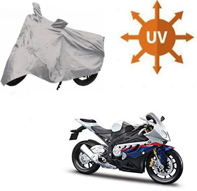 SRENTERPRISES Waterproof Two Wheeler Cover for BMW(X1, Silver)