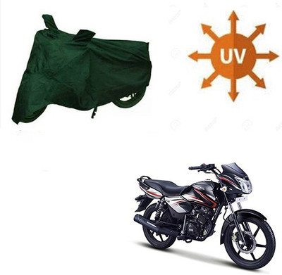 RPSENTTERPR Waterproof Two Wheeler Cover for TVS(Phoenix 125, Green)