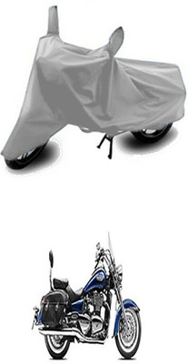 W proof Two Wheeler Cover for Royal Enfield(Silver)