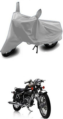 Billseye Two Wheeler Cover for Royal Enfield(Electra Delux, Silver)