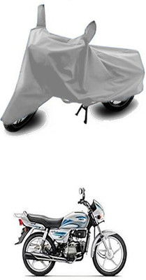 Billseye Two Wheeler Cover for Hero(Splendor Plus, Silver)