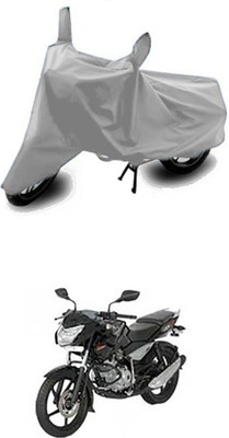 W proof Two Wheeler Cover for Bajaj(Pulsar 135 LS DTS-i, Silver)
