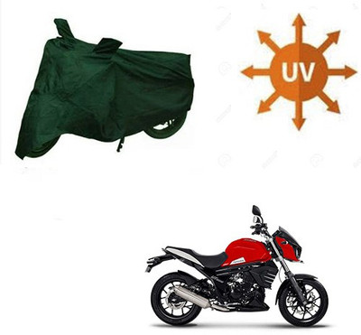 RPSENTTERPR Waterproof Two Wheeler Cover for Mahindra(Mojo, Green)