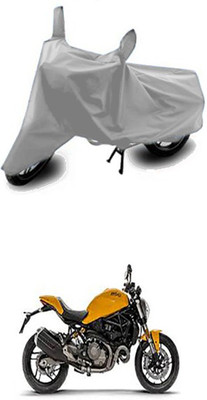W proof Two Wheeler Cover for Ducati(Monster 82, Silver)