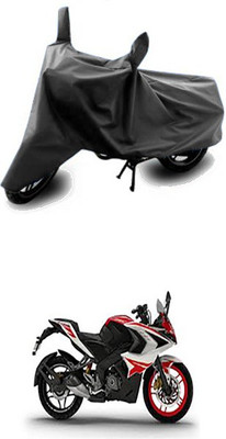 W proof Two Wheeler Cover for Bajaj(Pulsar RS 200, Grey)