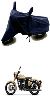 Billseye Two Wheeler Cover for Royal Enfield(Classic 350, Blue)