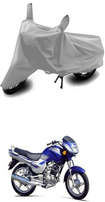 Billseye Two Wheeler Cover for TVS(Victor GLX, Silver)