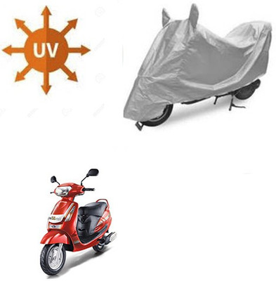 RPSENTTERPR Waterproof Two Wheeler Cover for Mahindra(Duro DZ, Silver)
