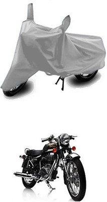 Billseye Two Wheeler Cover for Royal Enfield(Electra Delux, Silver)