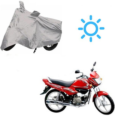 MOTOWORLD Waterproof Two Wheeler Cover for Hero(Splendor NXG, Silver)