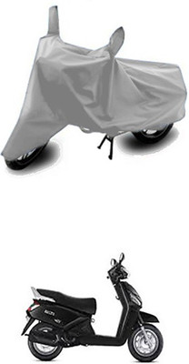 W proof Two Wheeler Cover for Mahindra(Silver)