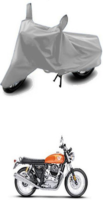 W proof Two Wheeler Cover for Royal Enfield(Silver)