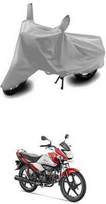W proof Two Wheeler Cover for Hero(Splendor I Smart, Silver)