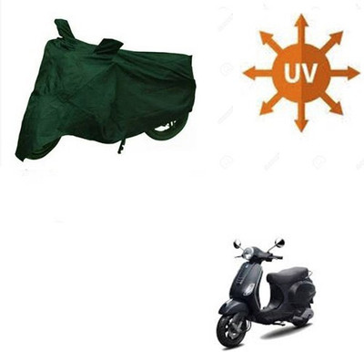 RPSENTTERPR Waterproof Two Wheeler Cover for Piaggio(Vespa LX, Green)