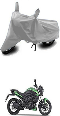 W proof Two Wheeler Cover for Bajaj(Silver)