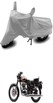 Billseye Two Wheeler Cover for Royal Enfield(Silver)