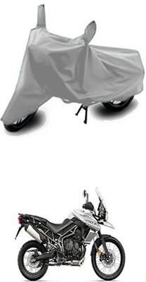 W proof Two Wheeler Cover for Triumph(Tiger 800 XCA, Silver)