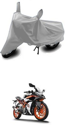 W proof Two Wheeler Cover for Kawasaki(RC 390, Silver)