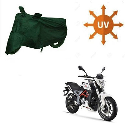 RPSENTTERPR Waterproof Two Wheeler Cover for DSK Benelli(TNT 25, Green)