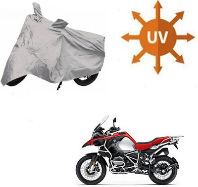 saanvi Waterproof Two Wheeler Cover for BMW(R 1200 GS, Silver)