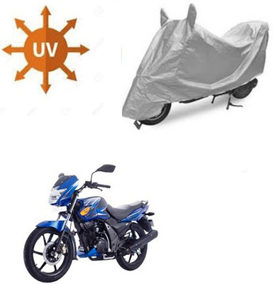 RPSENTTERPR Waterproof Two Wheeler Cover for TVS(Flame SR125, Silver)