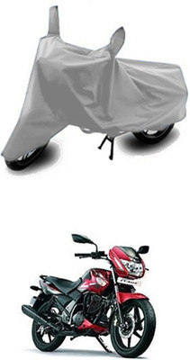 W proof Two Wheeler Cover for TVS(Flame, Silver)