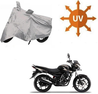 SRENTERPRISES Waterproof Two Wheeler Cover for Bajaj(Discover 150 s, Silver)