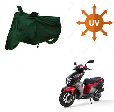 RPSENTTERPR Waterproof Two Wheeler Cover for TVS(NTORQ, Green)