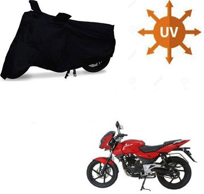 RPSENTTERPR Waterproof Two Wheeler Cover for Bajaj(Pulsar 200 NS DTS-i, Black)