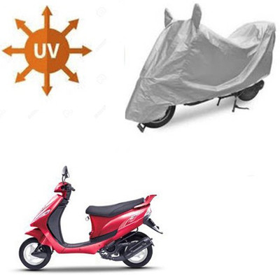 RPSENTTERPR Waterproof Two Wheeler Cover for Mahindra(Kine, Silver)