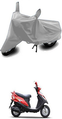 W proof Two Wheeler Cover for Mahindra(Silver)