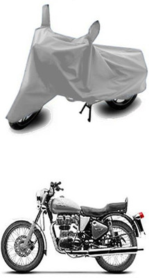 W proof Two Wheeler Cover for Royal Enfield(Silver)