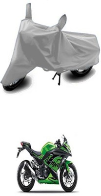 W proof Two Wheeler Cover for Kawasaki(Ninja 300, Silver)