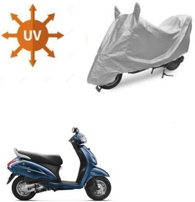 SRENTERPRISES Two Wheeler Cover for Honda(Activa 3G, Silver)