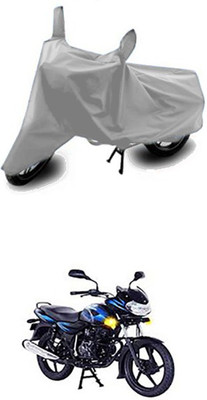 W proof Two Wheeler Cover for Bajaj(Discover 125 DTS-i, Silver)