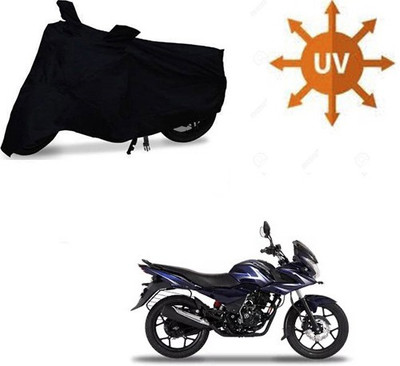 SRENTERPRISES Two Wheeler Cover for Bajaj(Discover 150 f, Black)