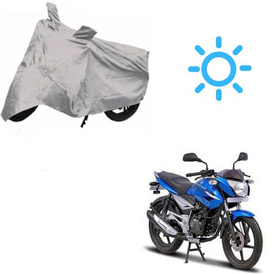 SRENTERPRISES Waterproof Two Wheeler Cover for Bajaj(XCD 125cc, Silver)